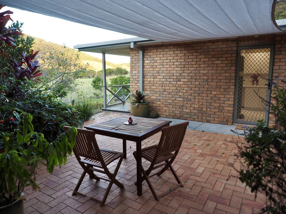 Your private courtyard between guest and screened off host house 
