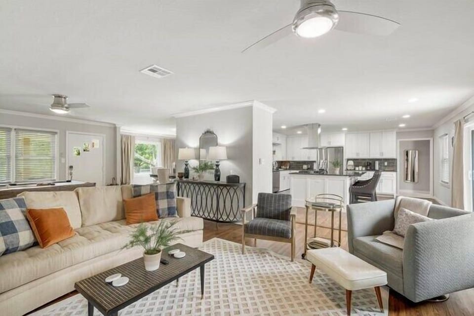 Great open floor plan makes this a wonderful space for families.