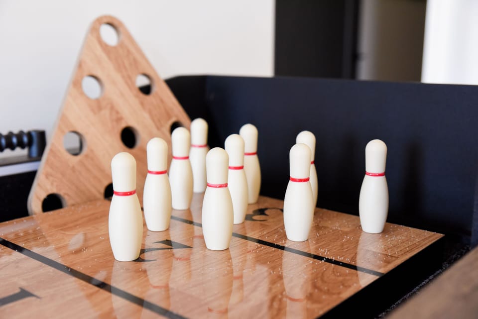 Shuffleboard and bowling