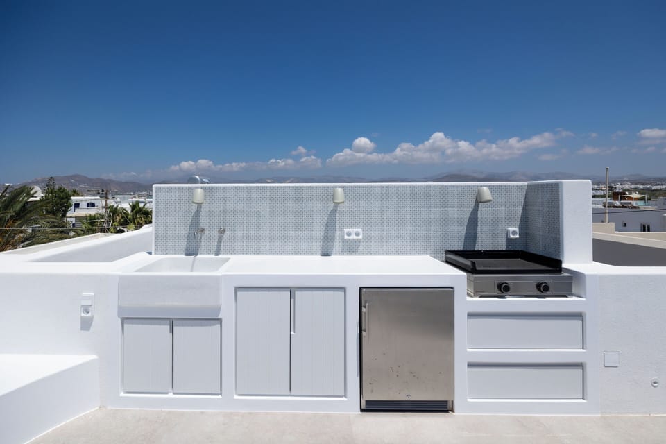 Rooftop kitchen and electric grill
