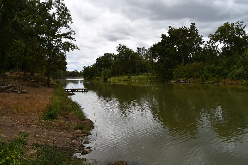 Homochitto River that feeds into the lake