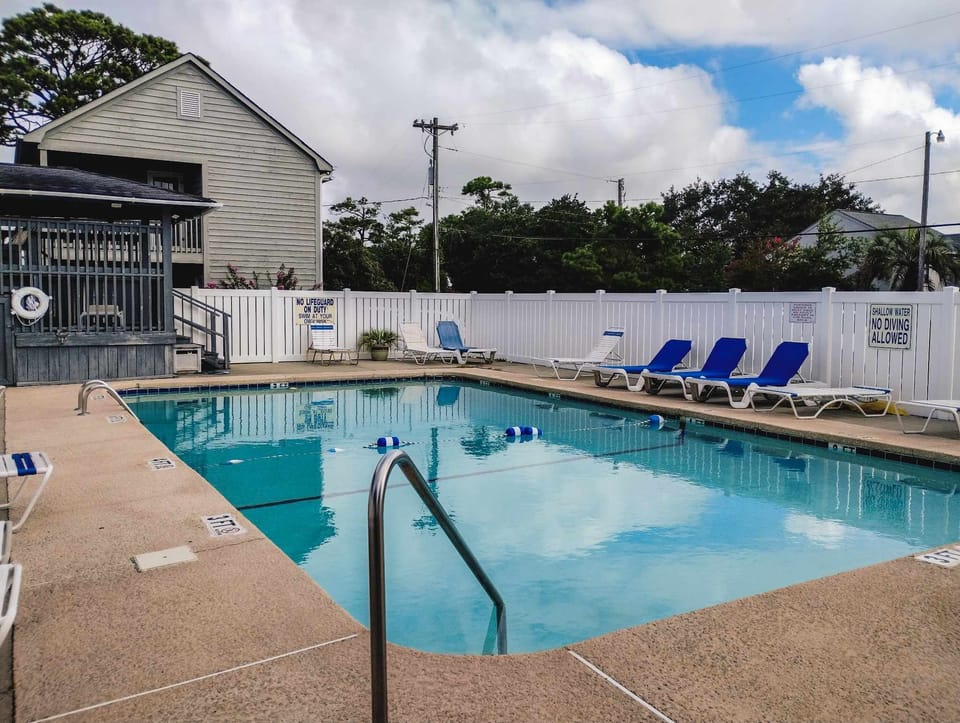 Poolside fun at our community pool