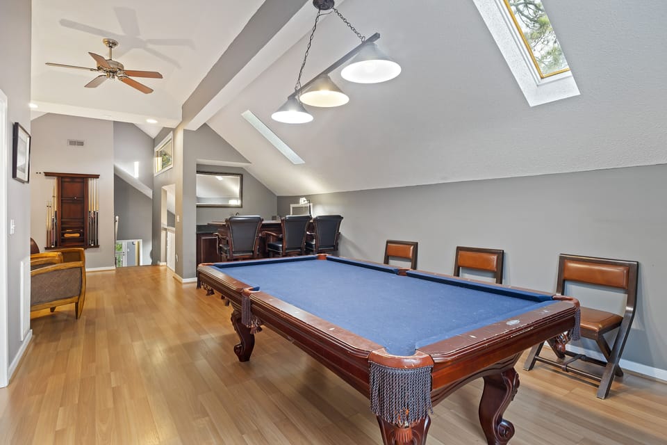 Third Floor with Pool Table and Bar