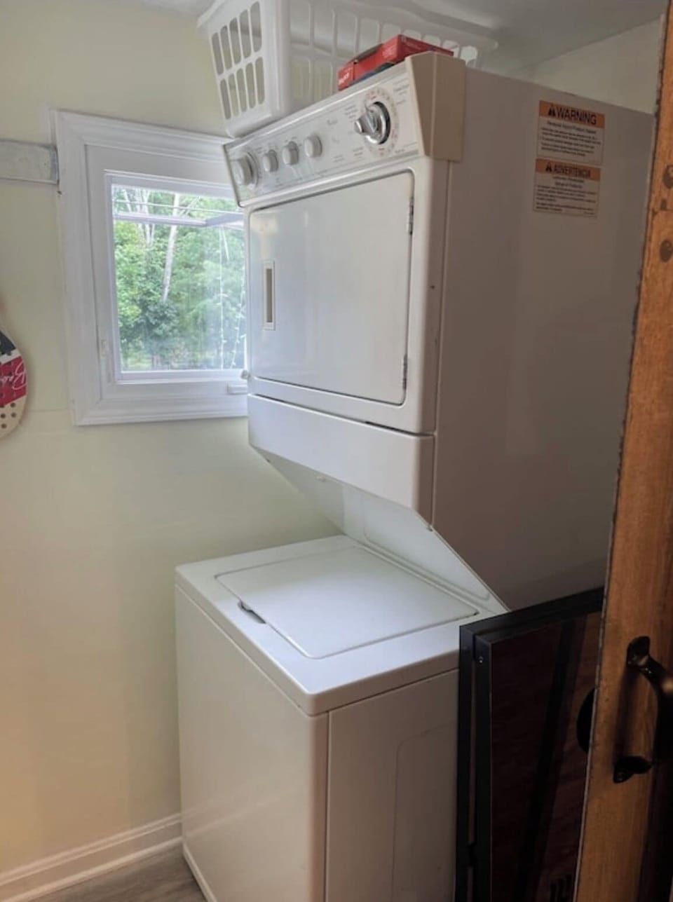 Stackable washer and dryer
