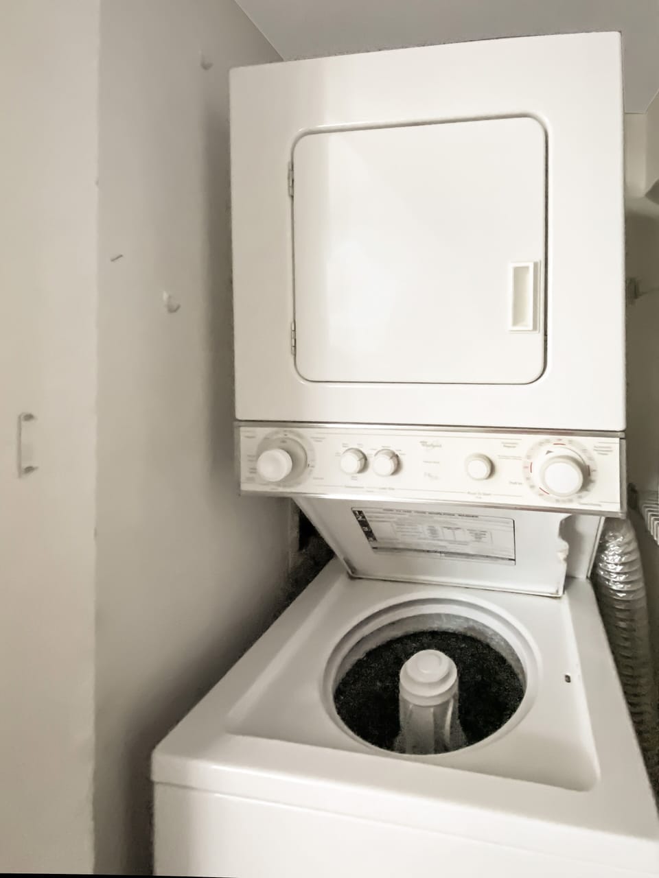 In unit laundry. 