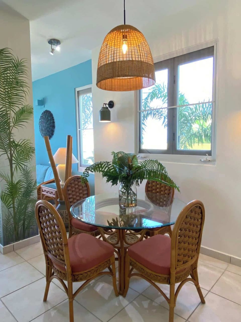 Dining area of Villa 1.