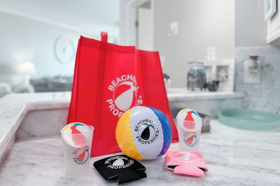Beachball swag bag!