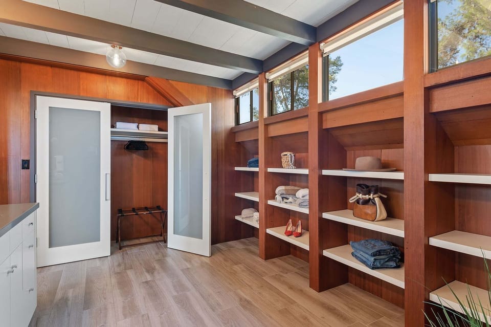 Primary closet
