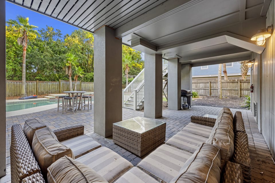 Enjoy the backyard and pool area!
