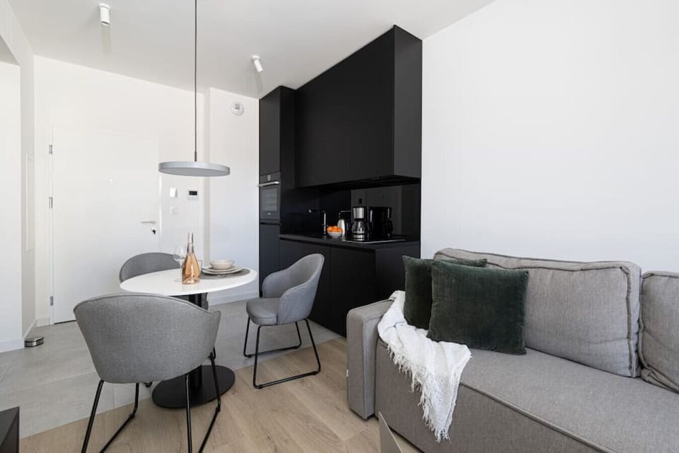 Dining table in living room