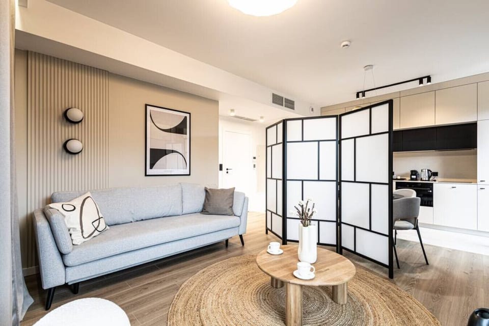 a comfortable and atmospheric sofa on which to sit and relax after a day at the beach