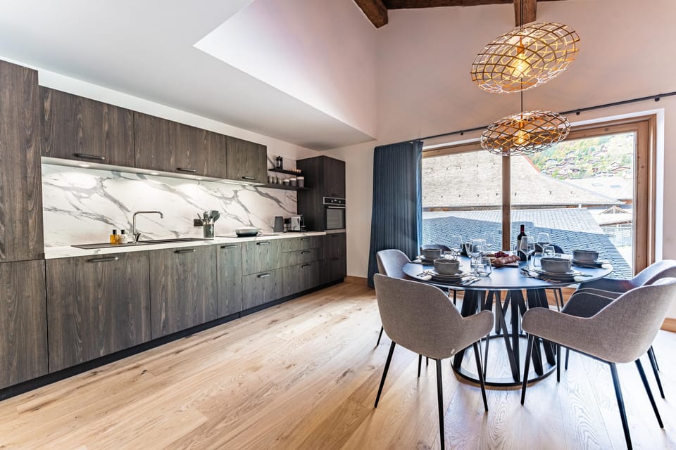 Modern fitted kitchen