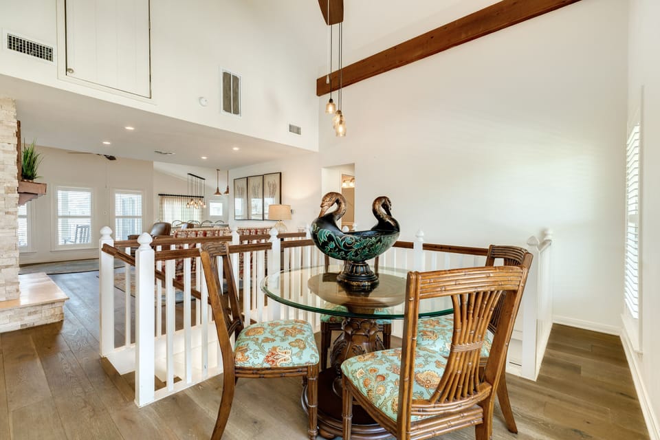 Great additional seating for meals, or enjoy family game nights