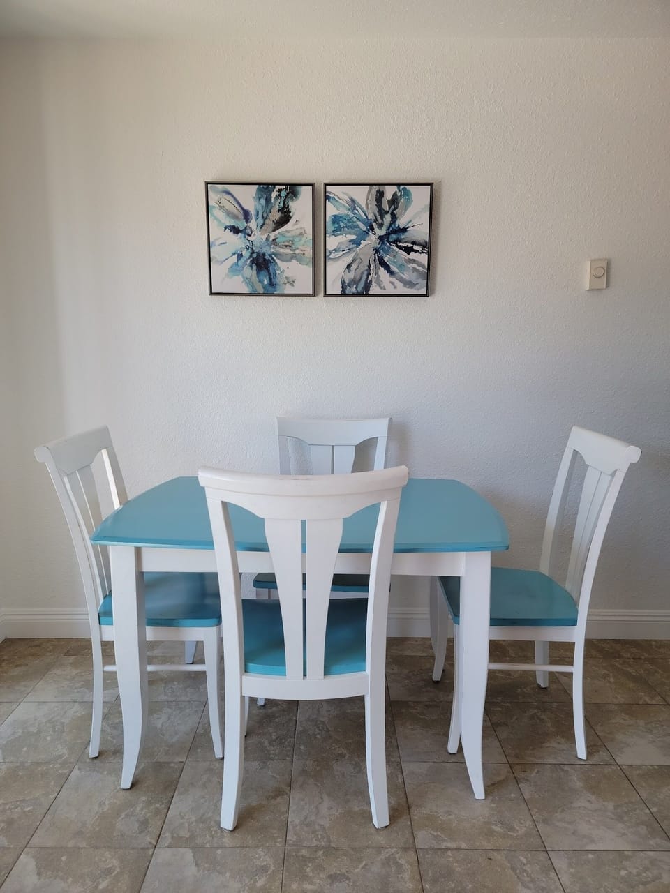 Kitchen dining table.