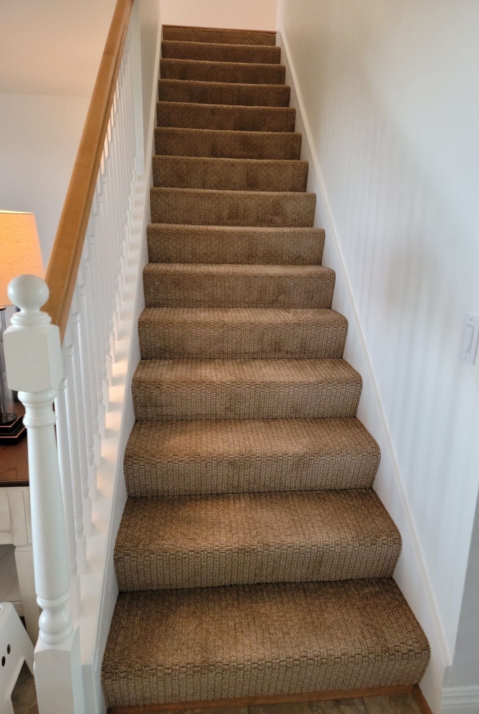Stairs (only carpeted area).