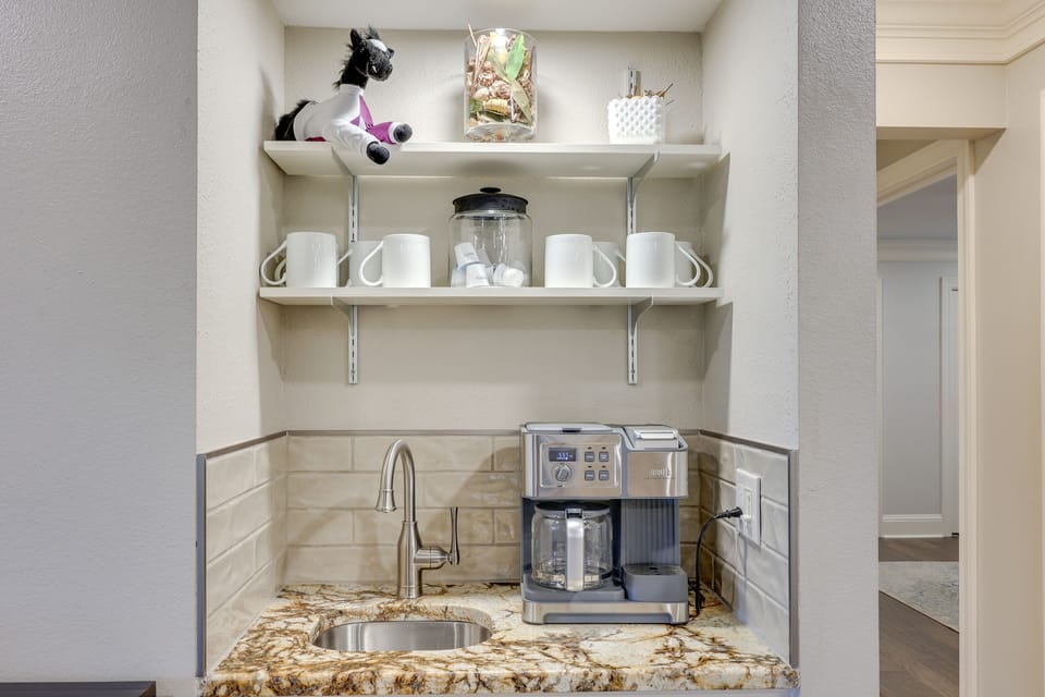 Coffee Bar | Crux Coffee Maker | Coffee Pods Provided