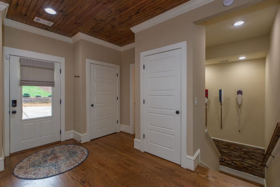 Hallway leading to the second level.