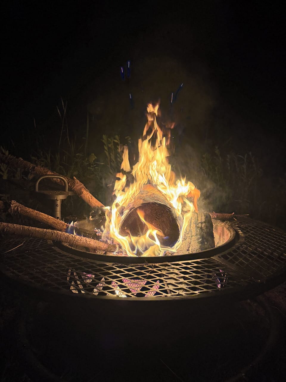 Waterfront fire pit 