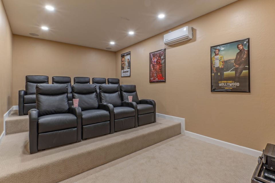 Immerse your self in your favorite films and series in the dedicated theater.