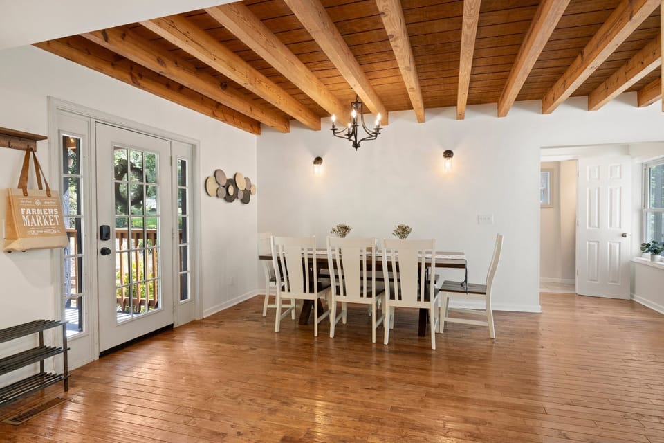 Stay connected to family and friends within our open concept layout.