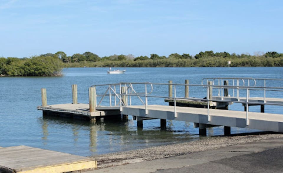 Just a few miles away to launch your boat.