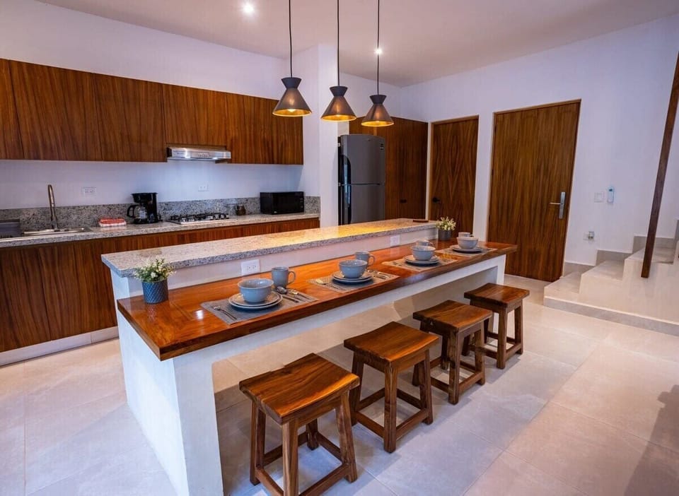 kitchen bar and table