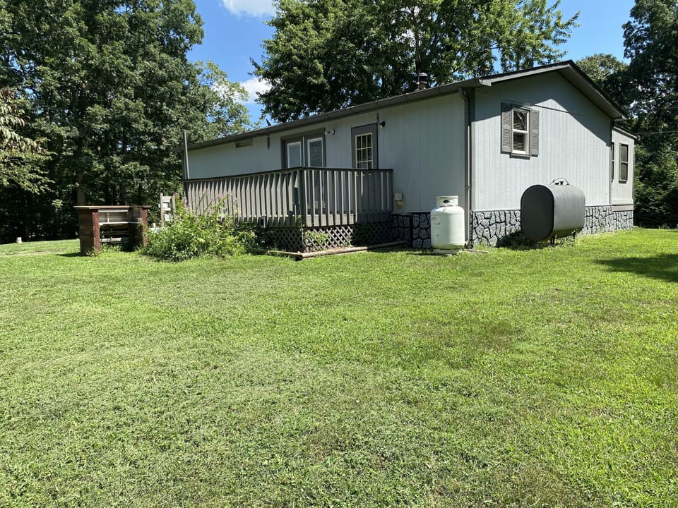 back of cottage