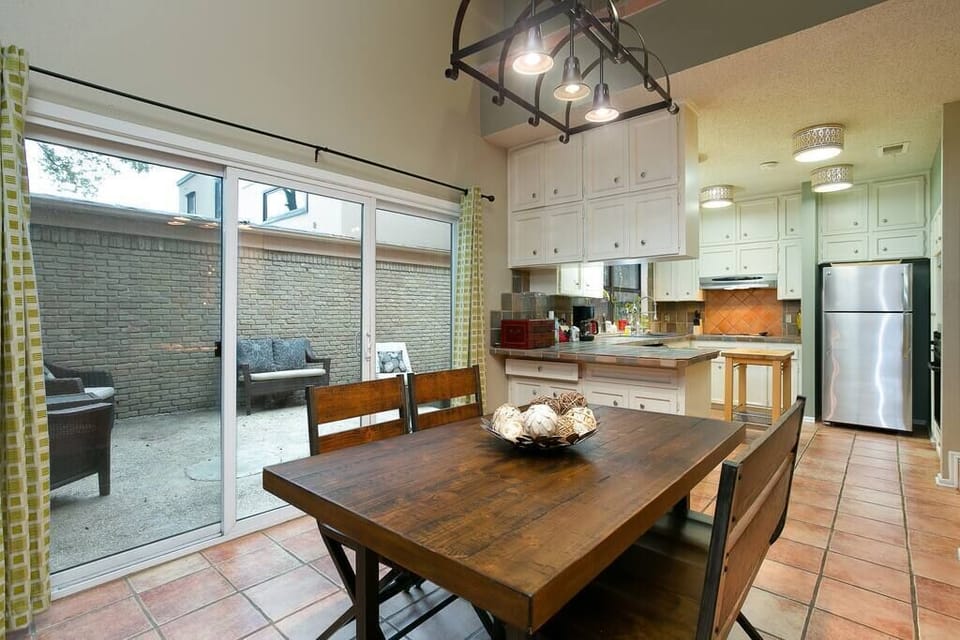 Dining Room has seating for 9 guests comfortably 