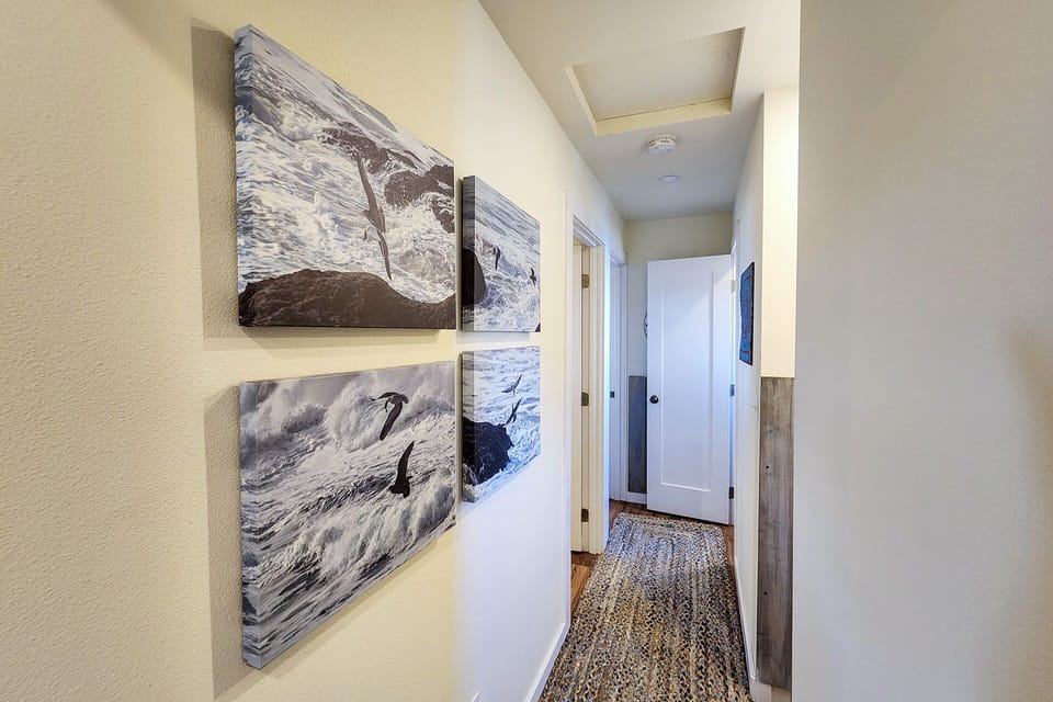 Enjoy the artwork found throughout the house.