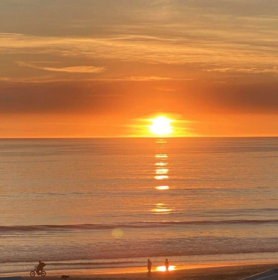 Sunset view on the sand!