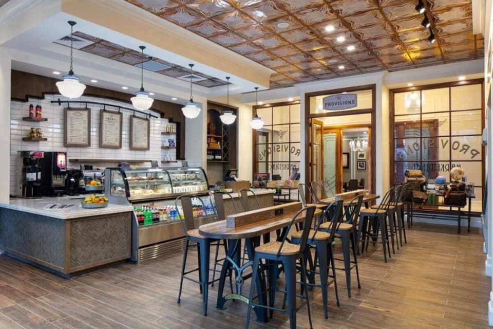 Grab fresh coffee and snacks for effortless mornings on-the-go.