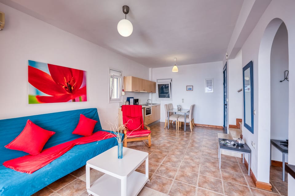 Two-bedroom apartments for up to 6 guests, in three spaces
