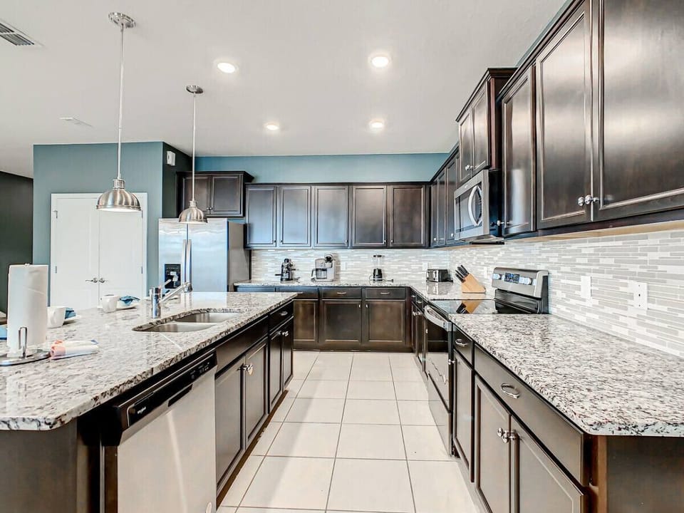 Whip up meals in a bright, spacious kitchen.