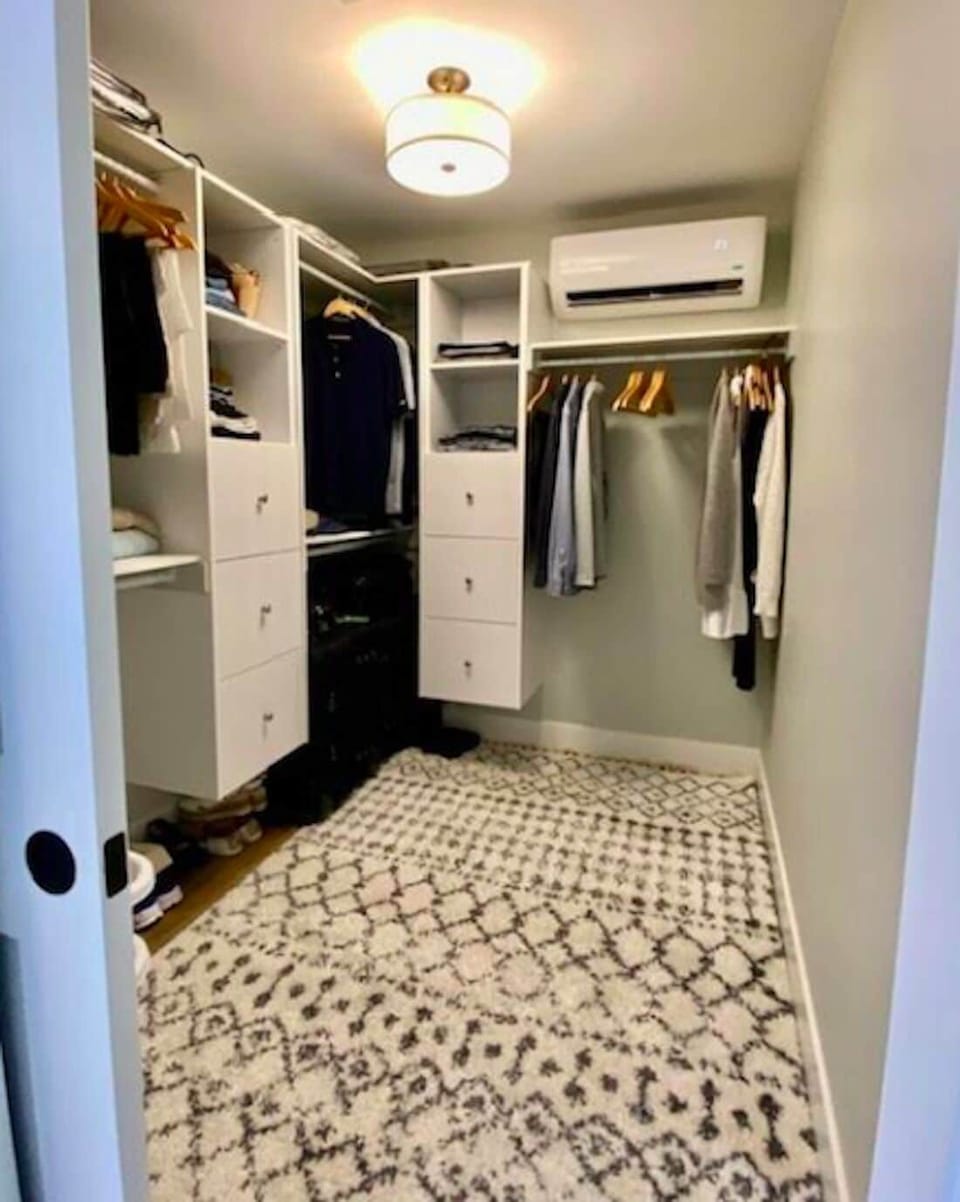 Primary Closet (heat pump with A/C)