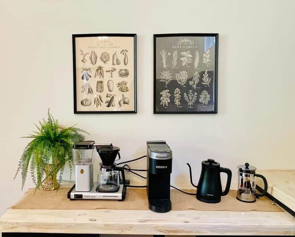 Coffee Bar | Drip | French Press | Keurig | Hot Water