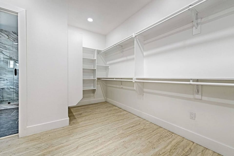 Large walk-in closet