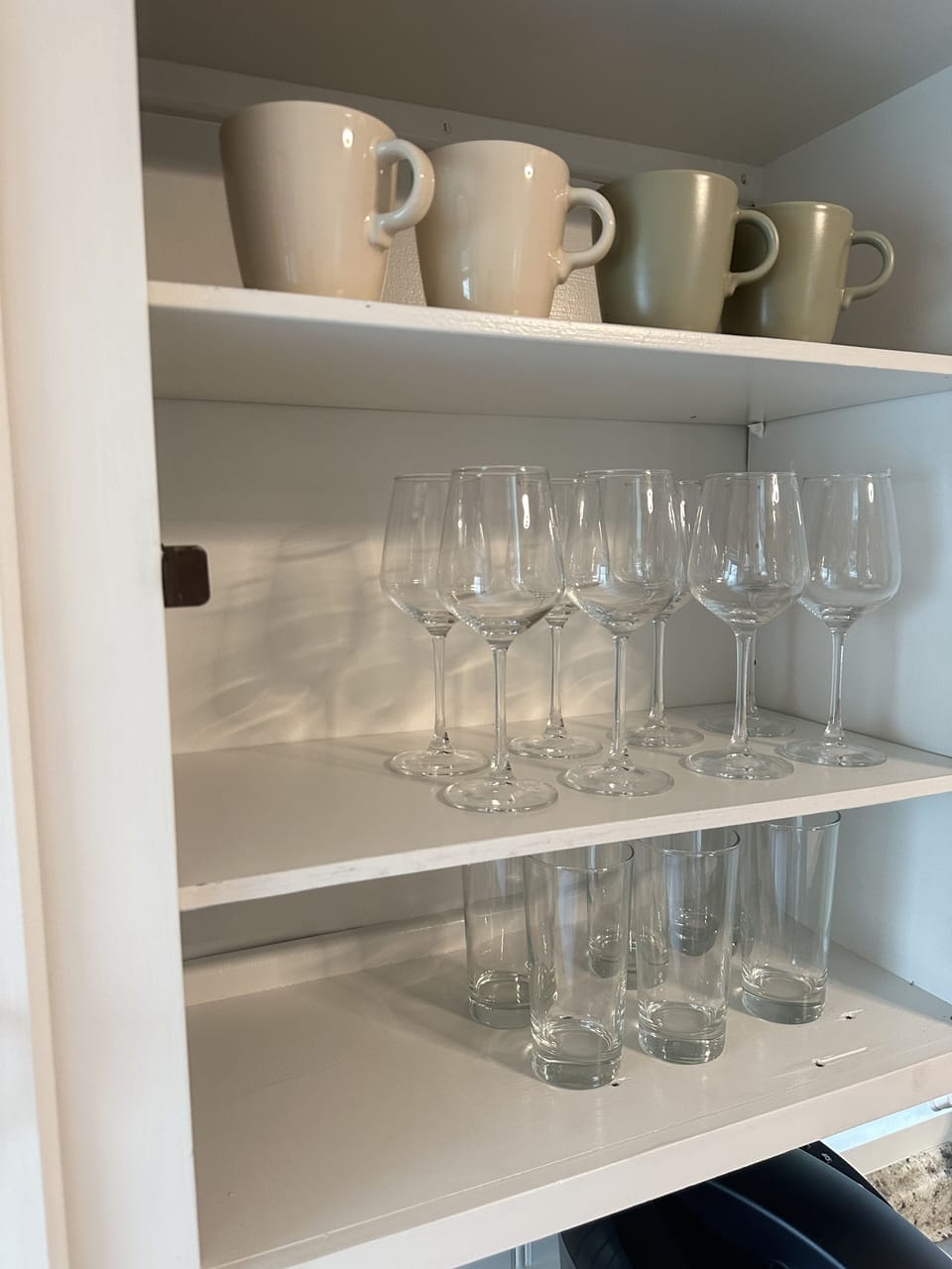 Fully stocked kitchen. 