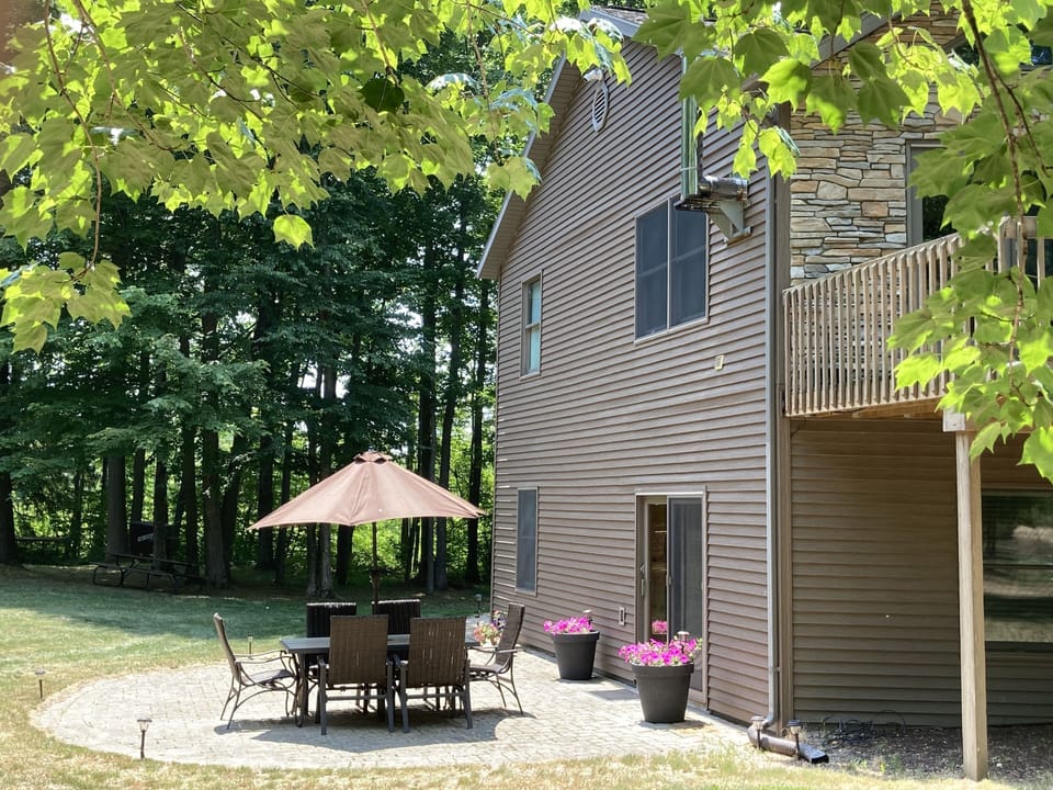 Patio area to relax or dine outside.