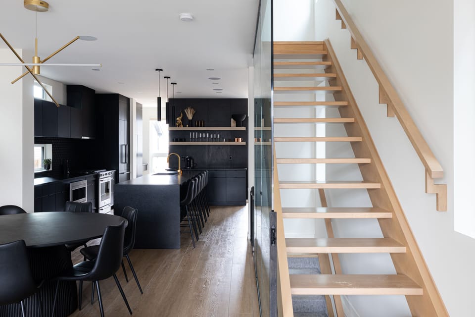 Main Floor | Child Proof Gates Top & Bottom of Stairs 