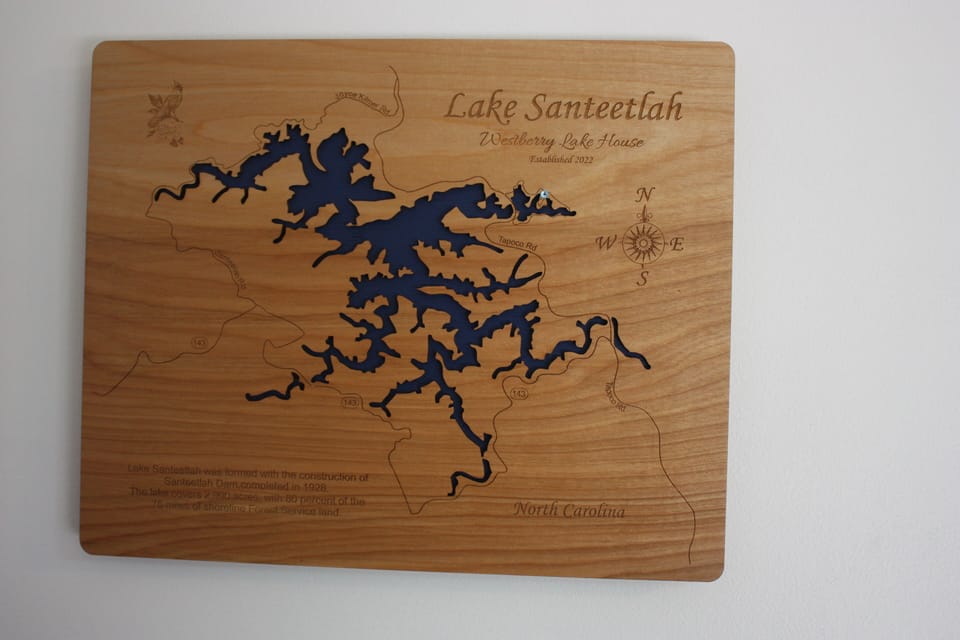 Map of Lake Santeeltah