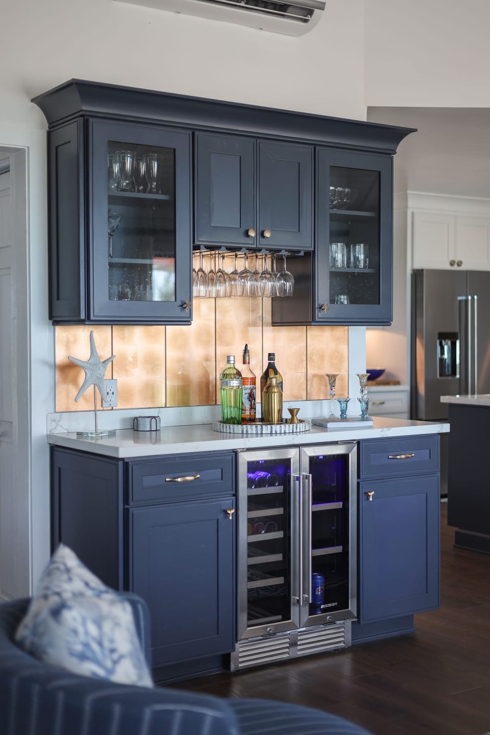 BAR AREA WITH BEER & WINE COOLER