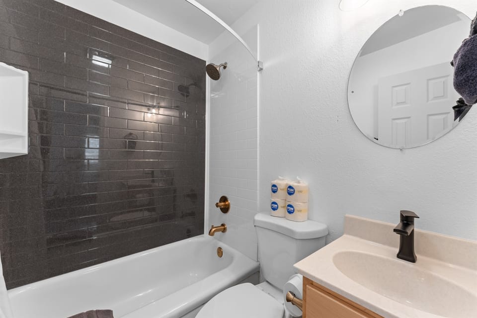 Designed for both style and comfort, this bathroom offers a perfect escape for self-care