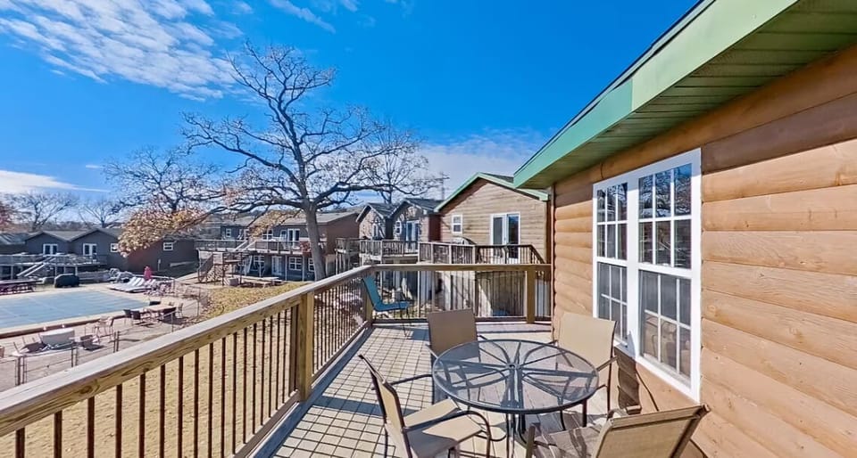 Step onto the deck and let the sounds of nature surround you in perfect tranquility