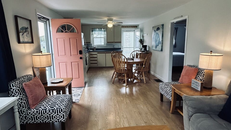 Kitchen and living room