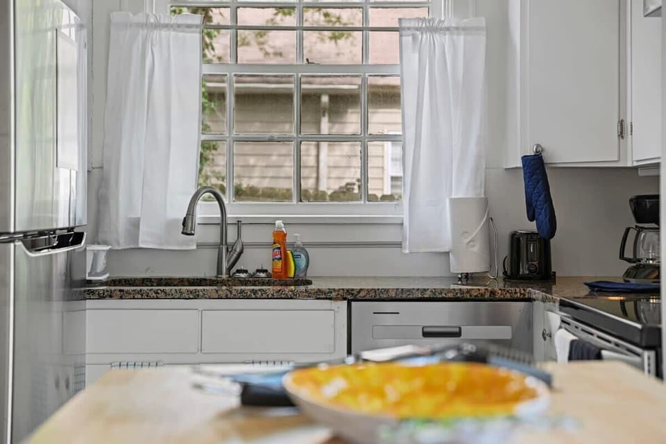 View into the kitchen