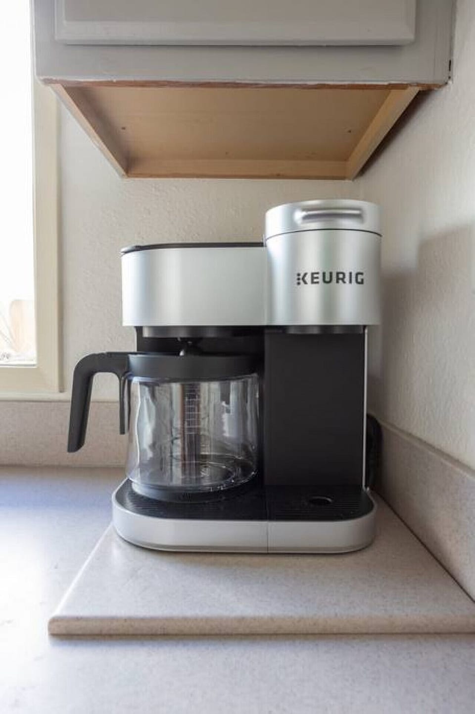 Keurig with attached coffee brew pot for the whole household!