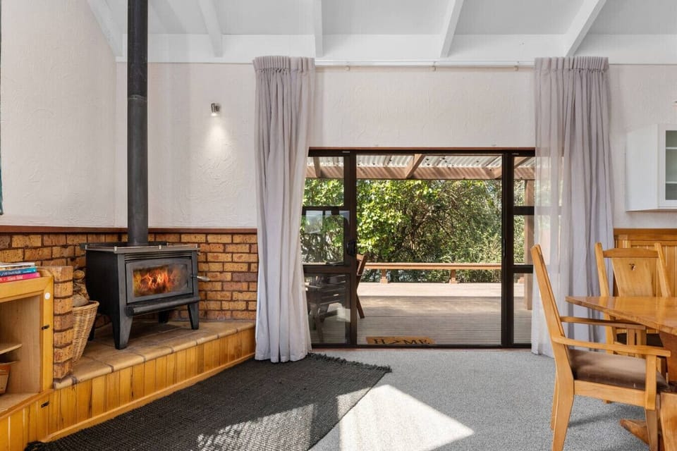 First floor with wood fire