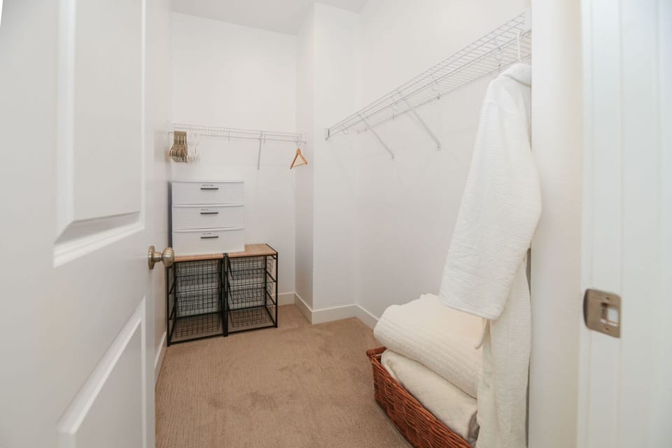 Stay organized with your spacious closet