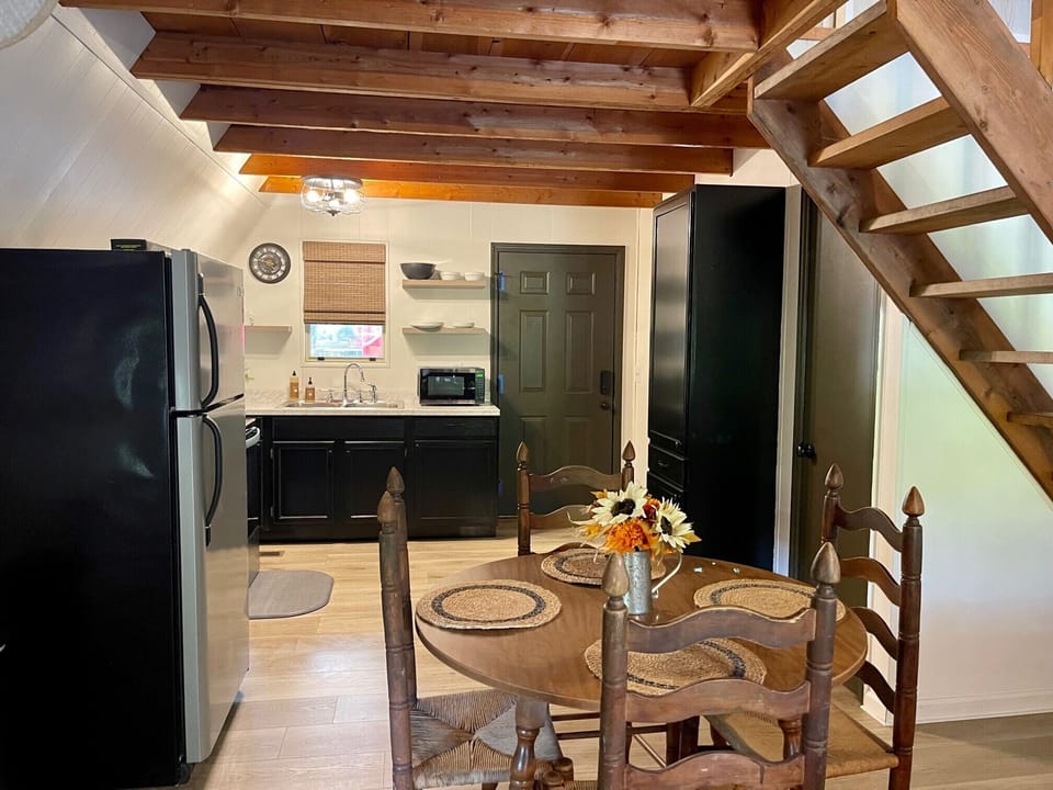 Dining and kitchen area
