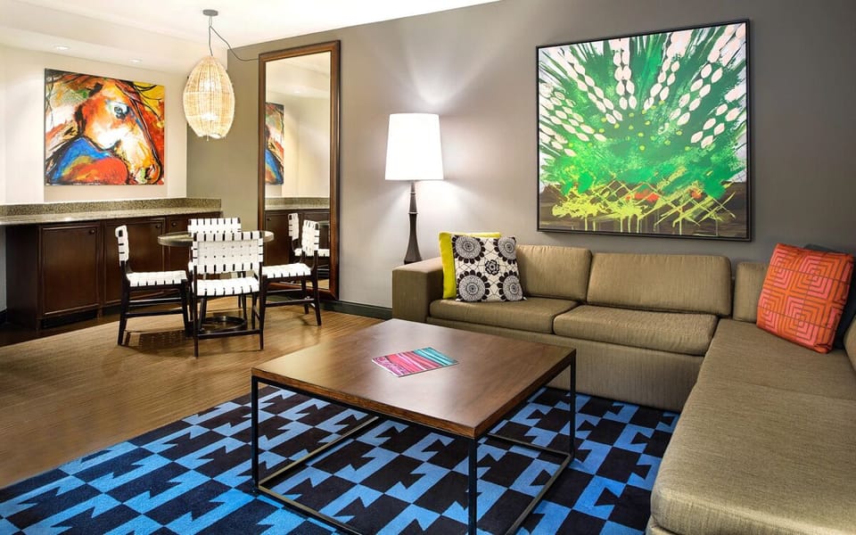 Stretch out on the sectional for laid-back evenings inside.